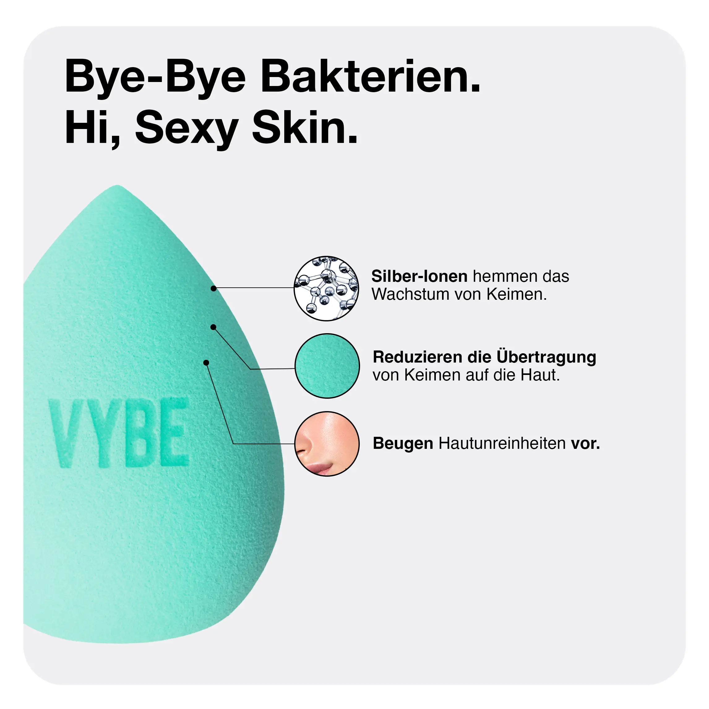 Antibakterieller Makeup-Schwamm – Curvy Babe