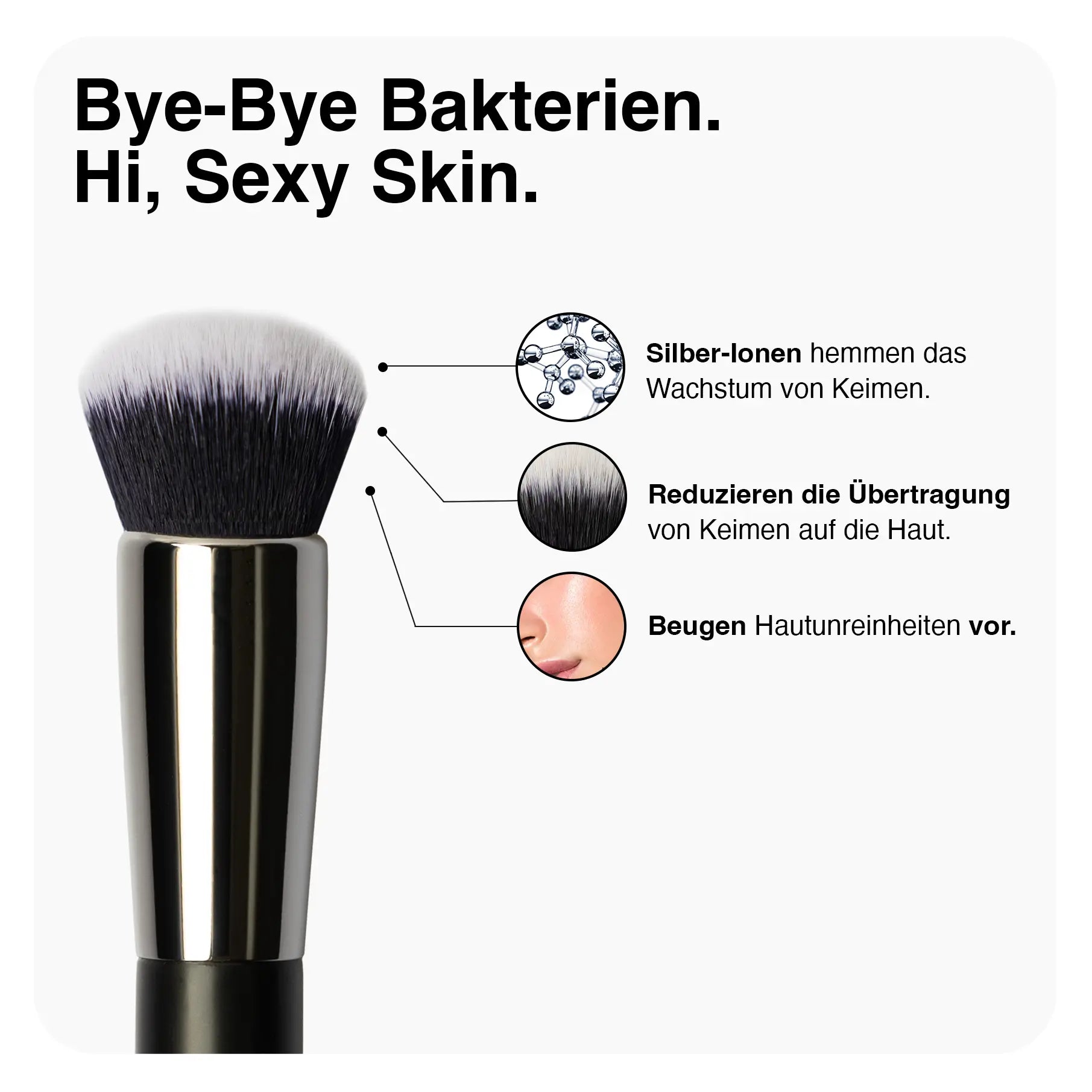 Antibakterieller Foundation Brush - VY11
