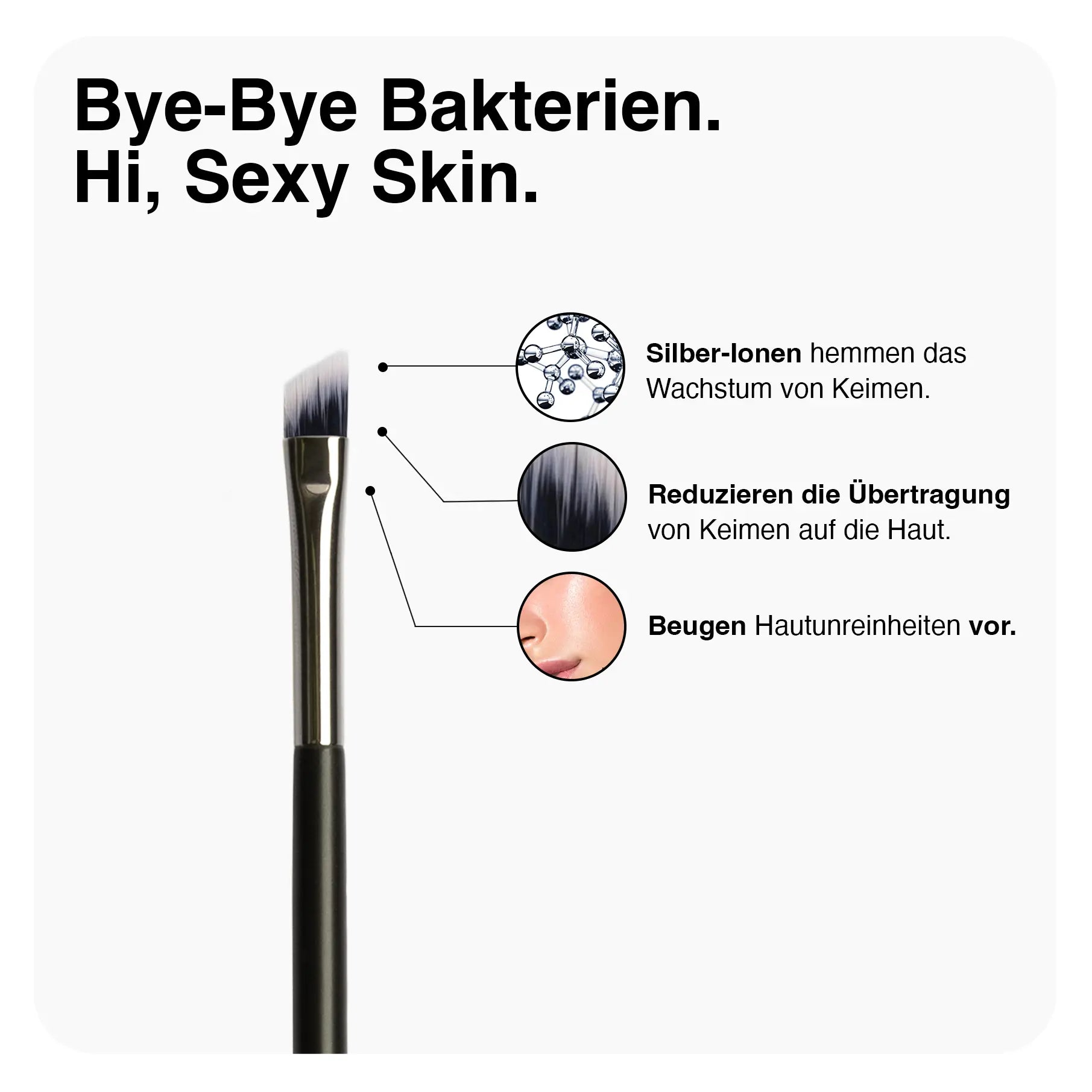 Antibakterieller Wing Liner Brush - VY31