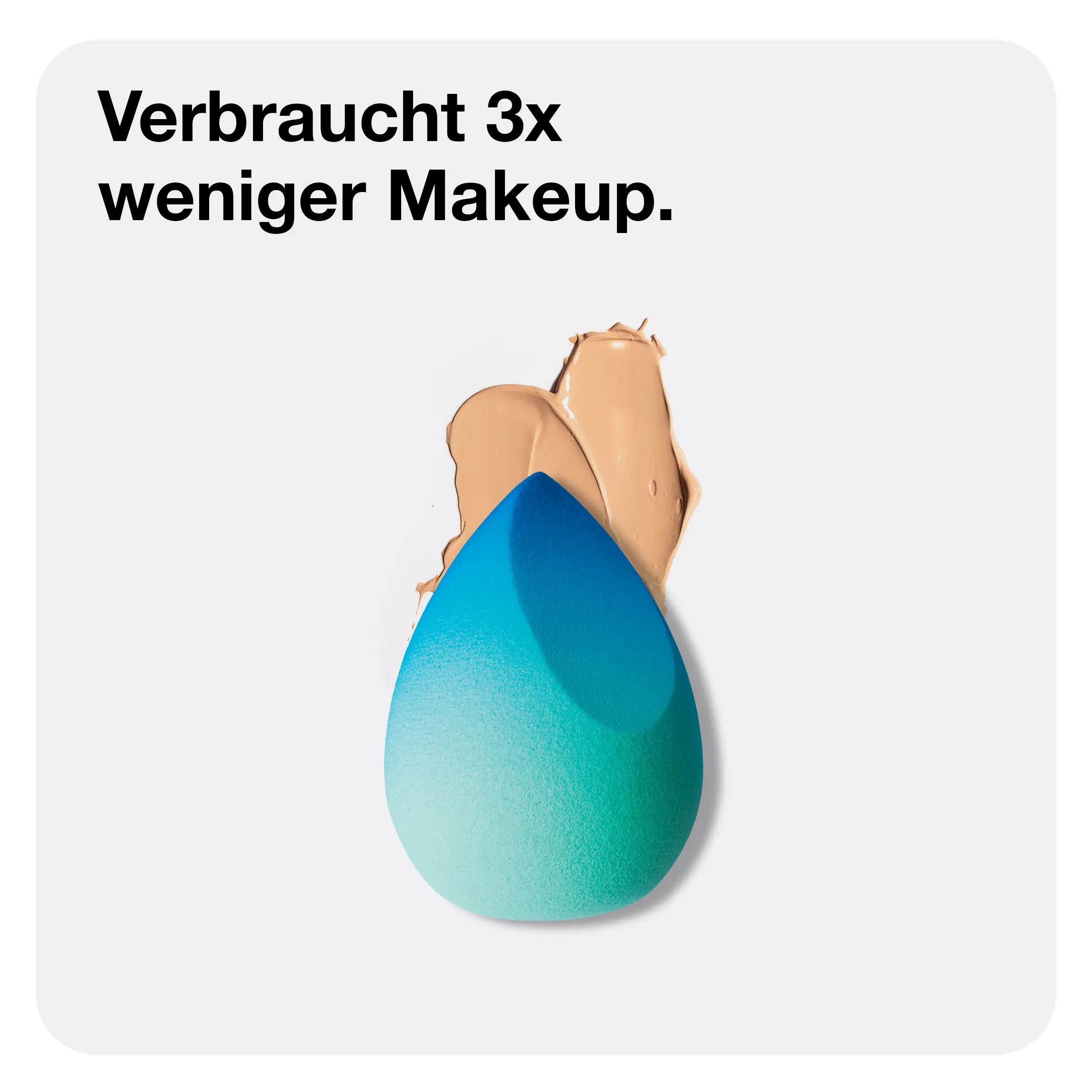 Antibakterieller Makeup-Schwamm mit flacher Kante – Sharp Diva