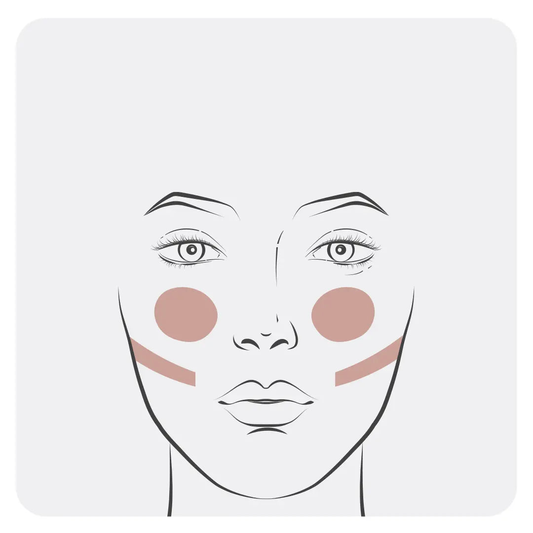 Antibakterieller Blush & Contour Brush - VY13